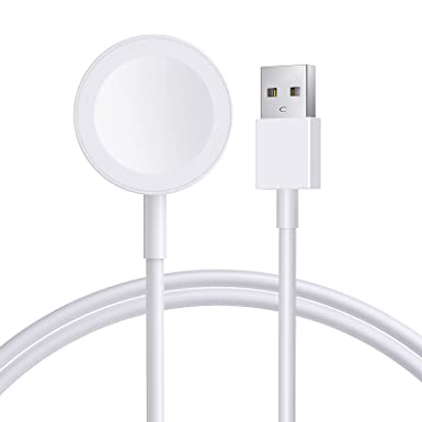 iWatch Charger,Marchpower Portable iWatch Charging Cable Magnetic Quick Charger Cable Compatible with iWatch Series SE,7, 6, 5, 4, 3, 2, and 1, 44mm 42mm 40mm 38mm High-Speed Charging Cord,3FT (1M)