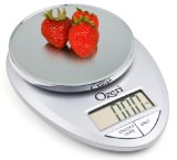 Ozeri Pro Digital Kitchen Food Scale 1g to 12 lbs Capacity Elegant Chrome