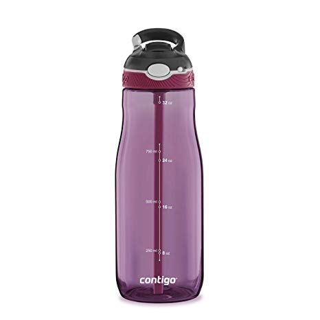 Contigo 2063287 Ashland Water Bottle, 32 oz, Passion Fruit