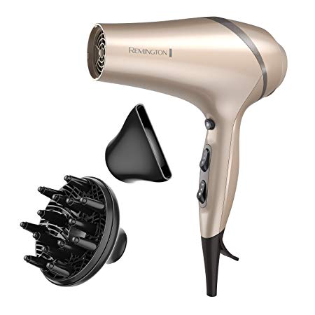 Remington Hair Dryer With Color Care Technology, Champagne/gray, 1 Pound