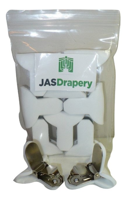 8 Pack of JAS Drapery Padded Comforter Clips, Prevents Comforters From Shifting Inside Duvet Cover