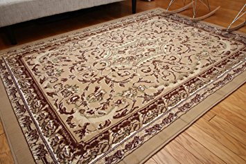 Generations Traditional Opera Persian Area Rug, 8' x 10', Beige/Brown
