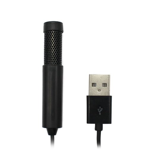 Flydate Mini USB Microphone for Desktops : Skype / Voip / Dictation Software Mic for Windows Xp/vista/7
