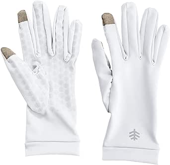 Coolibar UPF 50  Men's Women's Gannett UV Gloves - Sun Protective