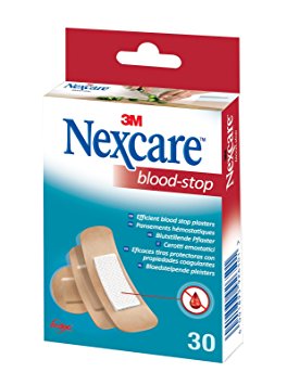 Nexcare Assorted Sizes Blood Stop - Pack of 30