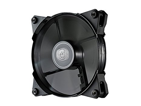 Cooler Master JetFlo 120 - POM Bearing 120mm High Performance Silent Fan for Computer Cases, CPU Coolers, and Radiators (Black)