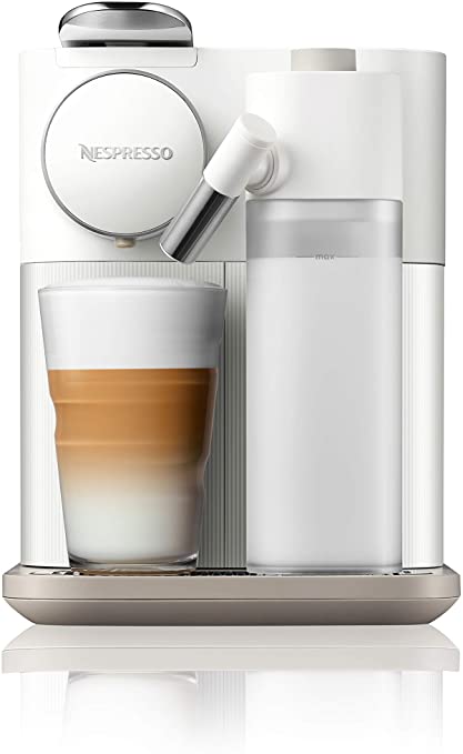 Nespresso EN650WCA Gran Lattissima Espresso Machine by De'Longhi, Fresh White