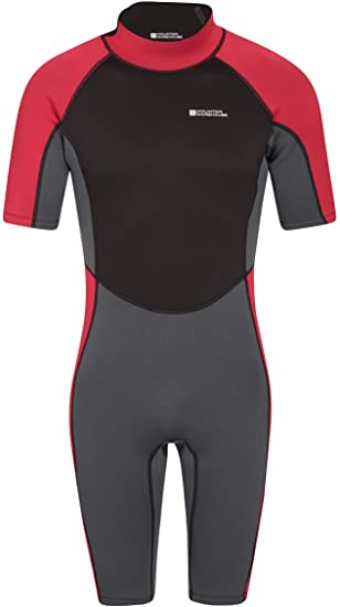 Mountain Warehouse Mens Shorty Wetsuit – Neoprene One Piece Swim Suit