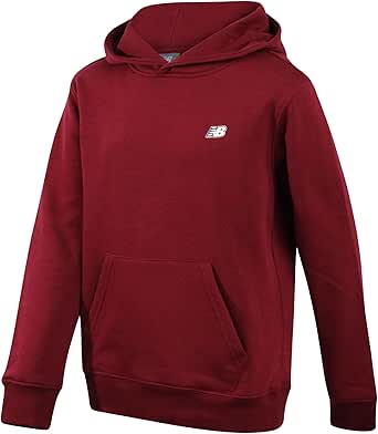 New Balance Boys' Hoodie - Soft Cotton Blend Fleece Active Pullover Hooded Sweatshirt - Athletic Hoodies for Boys (2T- 20)