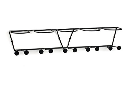 Spectrum Diversified Horizontal Wall Mount Wine Rack, Black