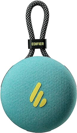 Edifier MP100 Plus Portable Bluetooth Speaker, Lightweight Travel Speaker with IPX7 Waterproof, Bluetooth 5.3, Clear Microphone, USB-C, Wireless Speaker for Outdoor Party Beach Camping - Lake Green