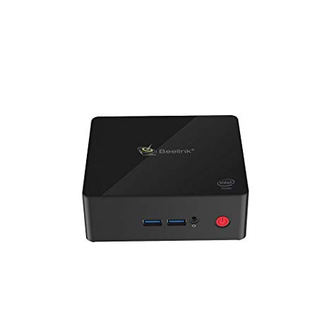 [6GB 128GB] Beelink Mini PC Gemini X45 Intel GEMINI LAKE Celeron Processor J4105 6GB LPDDR4/128GB SSD Dual Screen Display with 2 HDMI Output Dual WiFi/Gigabit Ethernet/4K Movie Playback Desktop Computer