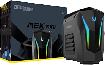 ZOTAC Gaming Mek Mini Gaming PC, GeForce RTX 2070 Super 8GB GDDR6, 8-Core Intel Core i7-9700, 16GB DDR4/240GB Name SSD/2TB HDD/Windows 10 System, GM207SC7R1B-U-W2B