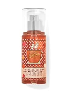 Bath & Body Works Mashmallow Pumpkin Latte Fine Fragrance Mist Travel Size Mini Purse Spray 2.5 Ounce (Mashmallow Pumpkin Latte)