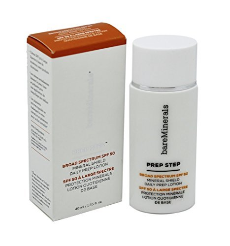 bareMinerals Prep Step Broad Spectrum SPF 50 Mineral Shield Daily Prep Lotion 1.35 fl. oz. by Bare Escentuals