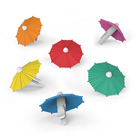 Fred MY TAI Umbrella Drink Markers, Set of 6