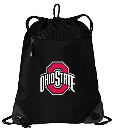 Broad Bay OSU Buckeyes Drawstring Bag Ohio State University Cinch Pack Backpack Unique MESH & Microfiber