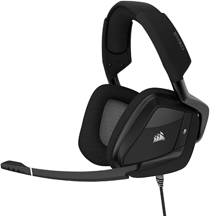 Corsair Void RGB Elite USB Premium Gaming Headset with 7.1 Surround Sound, Carbon