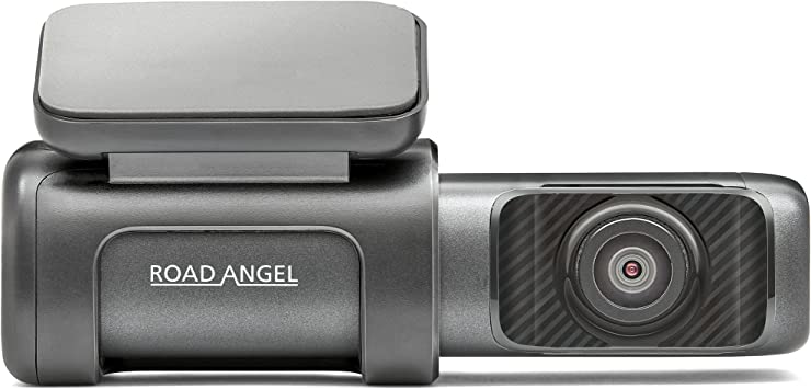 Road Angel Halo Ultra, Dash Cam, Which Best Buy Dash Cam 2022, 4K UHD 140° Camera, 30fps, 64GB Storage, with Super Night View, built-in Wi-Fi, GPS, Real Parking Mode, Black