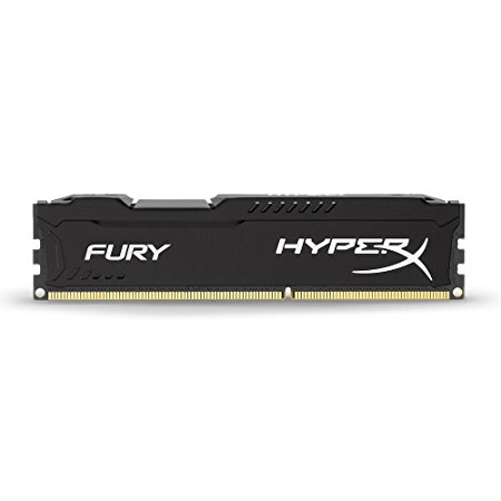 Kingston HyperX FURY 4GB 1600MHz DDR3 CL10 DIMM - Black (HX316C10FB/4)