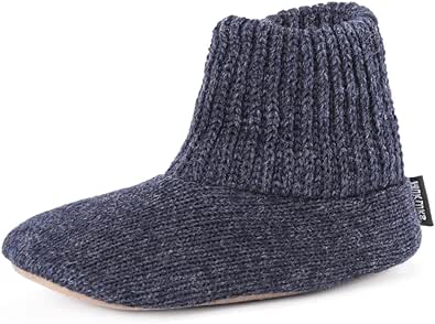 MUK LUKS Men's Morty Ragg Wool Slipper