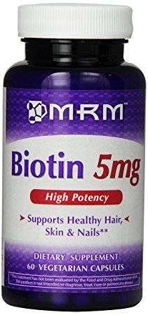 MRM Biotin 5mg, 60 Vegetarian Capsules