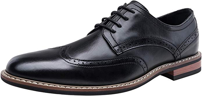 JOUSEN Men's Oxford Formal Dress Shoes Classic Derby Shoes