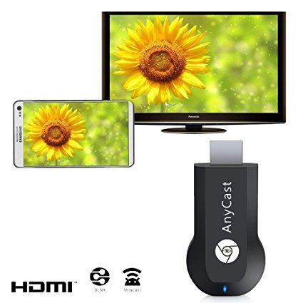 AnyCast M2 Plus Mini Wi-Fi Display TV Dongle Receiver 1080P Airmirror DLNA Airplay Miracast Easy Sharing HDMI TV Stick For HDTV (M2 plus)