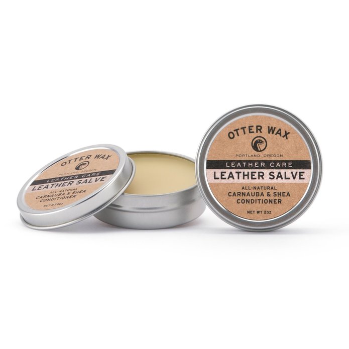 Leather Salve : All Natural Leather Conditioner by Otter Wax : 2oz Tin