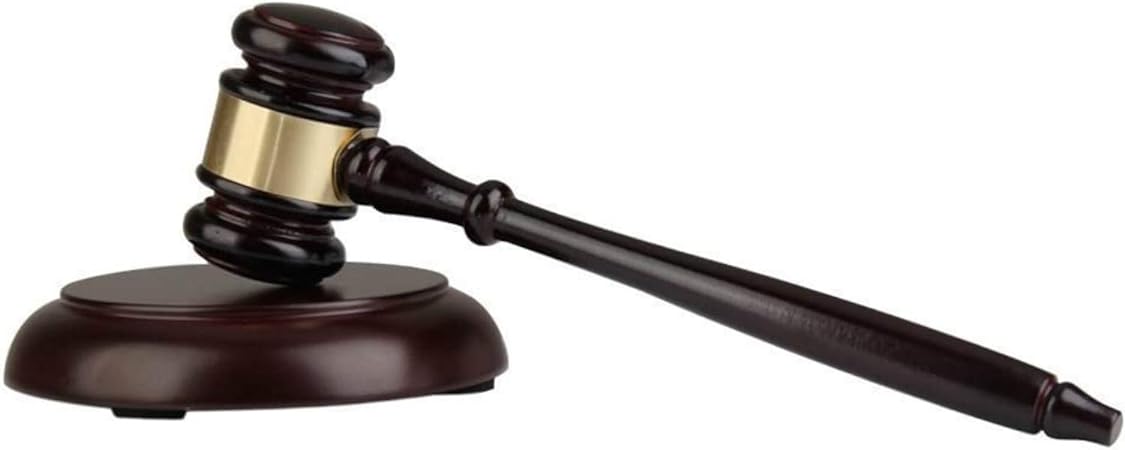 Sourcemall Wooden Gavel and Block for Lawyer Judge Auction Sale