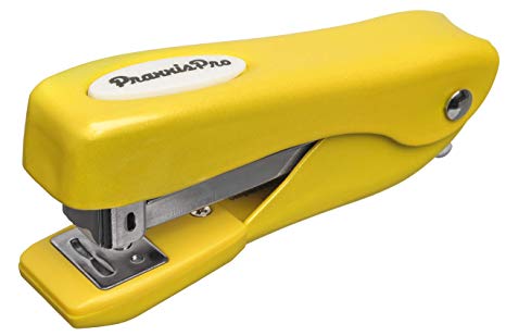 Fortis Half-Strip Plus Ergonomic Grip Compact Stapler (Yellow)