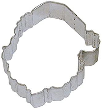 R&M Santa Face 3.75" Cookie Cutter in Durable, Economical, Tinplated Steel