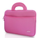 Chromebook Case amCase 116 to 12 inch SleeveCase for Acer Chromebook 11 C720 C720P C740 HP Stream 11  Samsung Chromebook 2 Notebook Laptop Protective Neoprene with Handle PINK