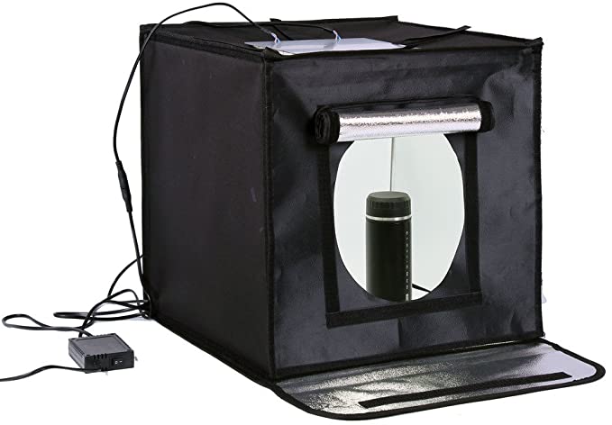 Polaroid Studio Box Photography Tent with Bright White LED Light Panel