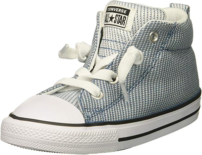 Converse Boys' Street Woven Canvas Mid Top Sneaker