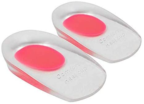 Body and Base TM, Heel Support Pad Cup Spur Gel Silicone Shock Cushion Orthotics Shoe Insoles