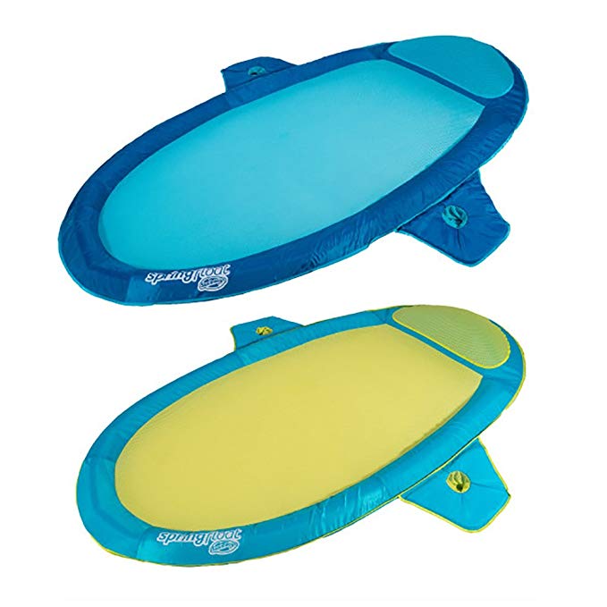 SwimWays Inflatable Spring Float SunCatcher Pool Float Raft (Color Varies)