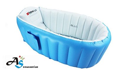 AampS Creavention Inflatable Baby bathtub Blue