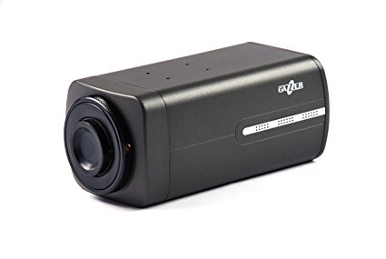 Gazer CF104 CCTV Full HD Indoor Box Auto Iris Security Surveillance Camera with OSD Menu – 1080p/ 1/3" Panasonic CMOS Sensor/ Day&Night 0.01 Lux IR Cut/ Compatible with C/CS Lens