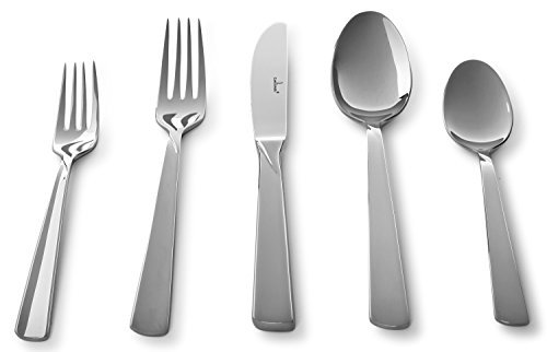 Culina® Verano 20 Pcs Flatware for 4 18/10 Stainless Steel Silverware , Mirror Finish