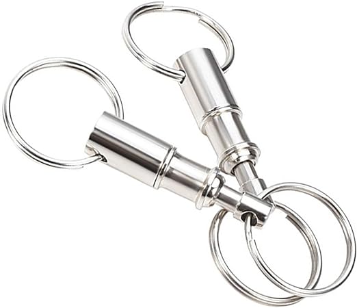 Quick Release Pull Apart Valet Keychain Accessory Detachable for Convenience　Outdoor Sports Tool(G)