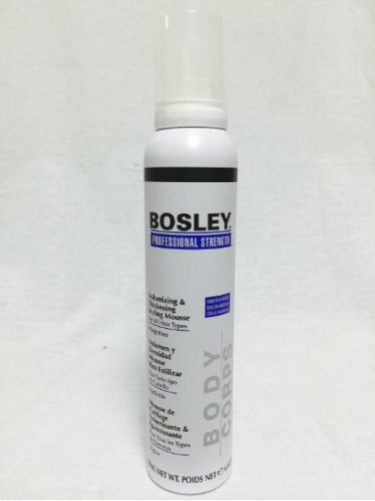 Bosley Volumizing and Thickening Mousse 66 Ounce Pack of 12
