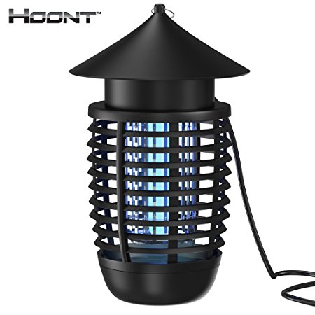 Hoont Powerful Electronic Indoor Bug Zapper – Covers 600 Sq. Ft. / Fly Killer, Insect Killer, Mosquito Killer – For Residential, Commercial and Industrial Use