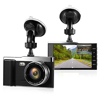 Dash Cam Full 2K HD 1296P Car Recorder 4.0 INCH 170° IPS Screen Car Camera with G-Sensor Adas GPS Module Monitor Support 32G TF card