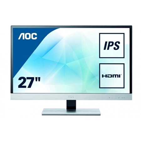 AOC 27 inch Ultra Thin, Glass Bezels, Frameless Design, 2 x HDMI, VGA, Speakers I2757FM