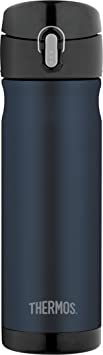 Thermos Stainless Steel Vacuum Insulated Commuter Bottle, 470ml, Midnight Blue, JMW500MB4AUS