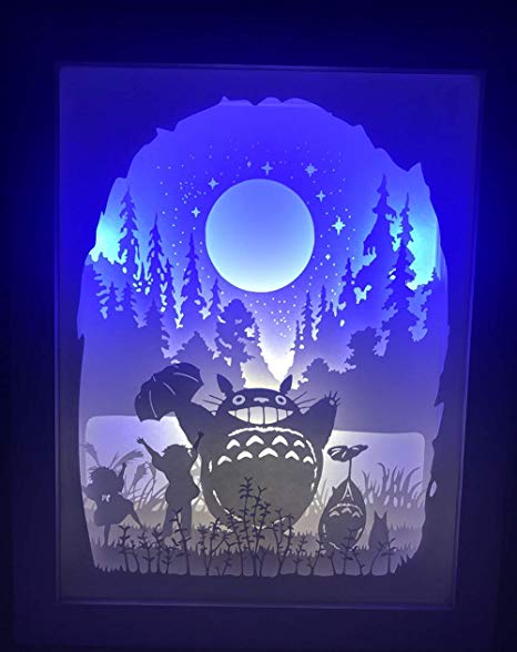 Wildforlife My Neighbor Totoro 3D Night Lights Remote Decoration Lamp