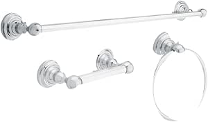 Delta 138284 Greenwich Collection 3 Piece Bath Kit, Polished Chrome