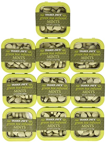 10 Tins of Trader Joe's Green Tea Infused Mints