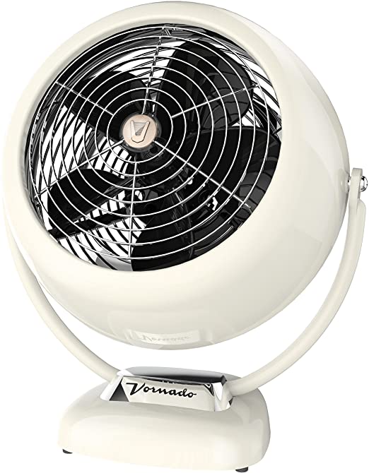 Vornado VFAN SR. Vintage Air Circulator Fan, Vintage White